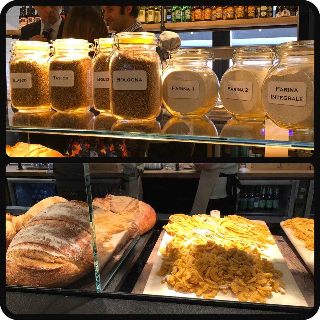 pane e farine al Bistrot Autogrill di Fiorenzuola d'Arda